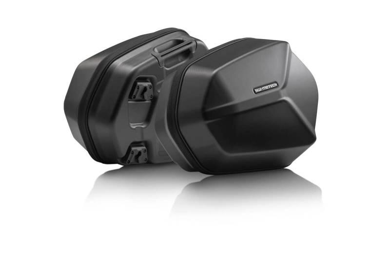 AERO ABS Side case Set 2X 25 l. ABS Plastic. Black. von SW-Motech