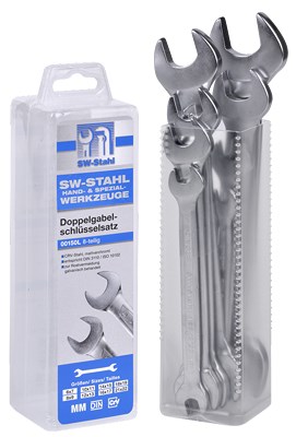 Sw Stahl Doppelgabelschlüsselsatz, 6-22 mm, 8-teilig [Hersteller-Nr. 00150L] von SW STAHL