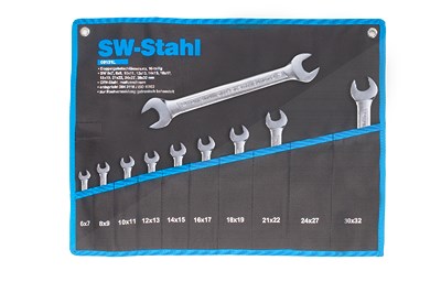 Sw Stahl Doppelgabelschlüsselsatz, 6-32 mm, 10-teilig [Hersteller-Nr. 00151L] von SW STAHL