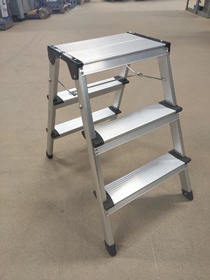 Sw Stahl Stufenleiter, aus Aluminium, klappbar, 3-stufig [Hersteller-Nr. 20922L] von SW STAHL