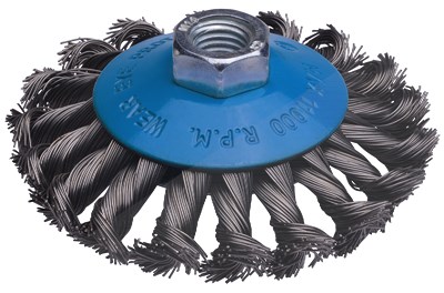 Sw Stahl Kegelbürste, gezopft, ø 100 mm, M14 [Hersteller-Nr. 63315SB] von SW STAHL