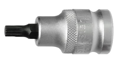 Sw Stahl Schraubendreheinsatz, 1/2, Innenvielzahn, M10 x 53 mm [Hersteller-Nr. 05304L] von SW STAHL
