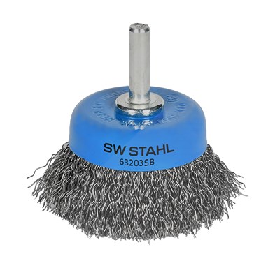 Sw Stahl Topfbürste, gewellt, ø 50 mm, 6 mm [Hersteller-Nr. 63203SB] von SW STAHL