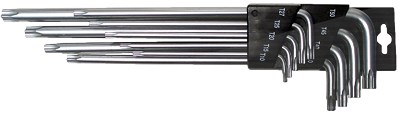Sw Stahl Winkelschlüsselsatz, TPR-Profil, T10-T50, 9-teilig [Hersteller-Nr. 04494L] von SW STAHL