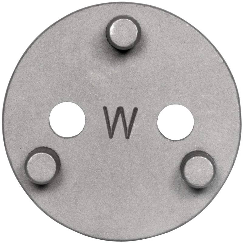 SW-Stahl 01467L-W Adapterplatte Bremssattel mit 3 Zapfen – Rückstellwerkzeug Bremsen I z. B. für Ford Focus/C-Max/S-Max, Renault, Iveco, Volvo I Nicht für E-Handbremse von SW-Stahl