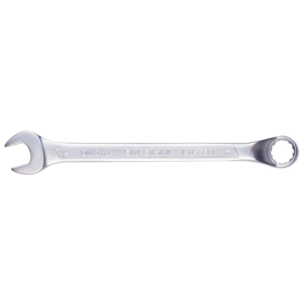 SW-Stahl 00227L Gabelringschlüssel 30 mm I Maulschlüssel SW 30mm I RingSchraubenschlüssel I Schraubenschlüssel gekröpft um 10 Grad I Ringmaulschlüssel I Gabelschlüssel SW-Stahl 00227L Gabelringschlüssel 30 mm I Maulschlüssel SW 30mm I RingSchraubenschlüssel I Schraubenschlüssel gekröpft um 10 Grad I Ringmaulschlüssel I Gabelschlüssel von SW-Stahl