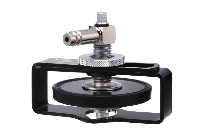 SW-Stahl 01491L Universal-Adapter zur Bremsenentlüftung, Anschluss 90° abgewinkelt I Universal Adapter Bremsenentlüftung 28–70 mm I Entlüftungsadapter Druckluft Kfz von SW-Stahl