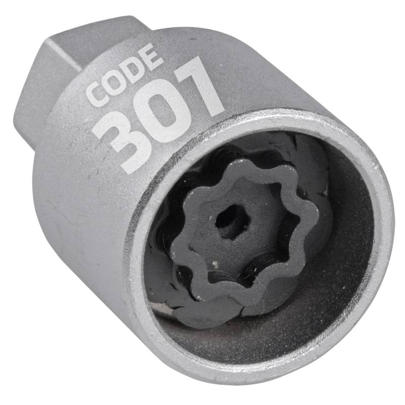 SW-Stahl 02385L-1 Felgenschloss-Demontage-Adapter I geeignet für Mercedes-Benz I Adapter 301 I Demontage Werkzeug zum Lösen der Radsicherung I Lösewerkzeug für Felgenschlösser von SW-Stahl