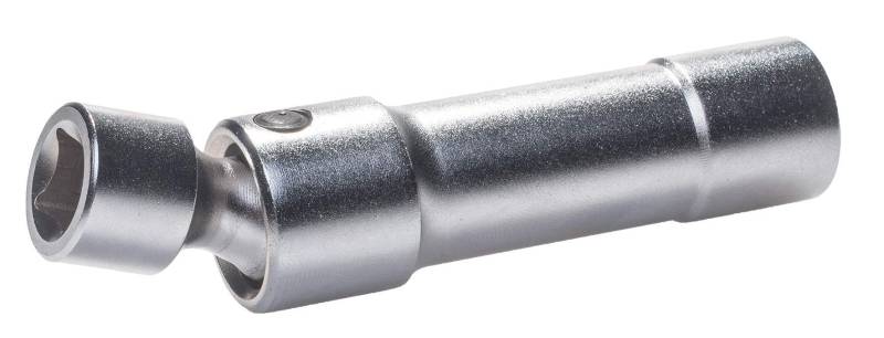 SW-Stahl 03632L Zündkerzeneinsatz mit Gelenk, 3/8, 21 mm, zwölfkant I Zündkerzen Nuss I Zündkerzenwerkzeug Chrom Vanadium I Kfz Stecknuss I Stecknuss mit Haltekammer von SW-Stahl