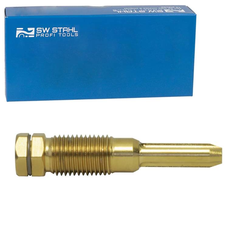 SW-Stahl 03668L-3 Reibahle, TIN beschichtet, M12 x 1,25 x 59 mm I Glühkerzenkanal Werkzeug I Rückstände Entfernen I Auto Werkstatt Reibahle Spezialwerkzeug Motor Diesel von SW-Stahl