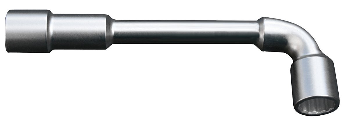 SW-Stahl Pfeifenkopfschlüssel 12 mm, 90 Grad gebogen, massiv, 04512L von SW-Stahl