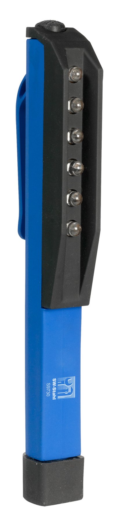 SW-Stahl S9730 LED-Mini Stableuchte I tragbare LED Werkstattlampe I batteriebetriebene LED Arbeitslampe I handliche LED Stiftlampe I 6 LED Taschenlampe I kleine LED Arbeitsleuchte mit Taschenclip SW-Stahl S9730 LED-Mini Stableuchte I tragbare LED Werkstattlampe I batteriebetriebene LED Arbeitslampe I handliche LED Stiftlampe I 6 LED Taschenlampe I kleine LED Arbeitsleuchte mit Taschenclip von SW-Stahl