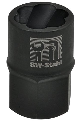 SW-Stahl Spiralnuten-Einsatz 3/8 Zoll, 10 mm Außen 6-Kant, 05555L-10 von SW-Stahl
