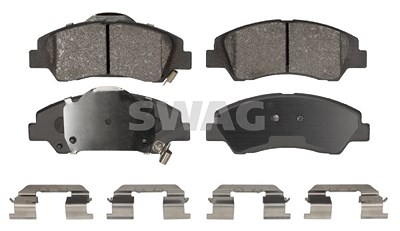 Swag Bremsbelagsatz, Scheibenbremse [Hersteller-Nr. 33110390] für Hyundai von SWAG