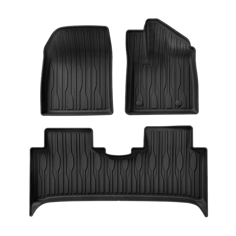 Kofferraum Cargo Schutzmatte Für BYD ATTO3 ATTO 3 Yuan Plus Auto Fußmatten Kofferraumpolster TPE Fußmatte Geruchlos Tablett Set SCHWARZ von SWDJILNV