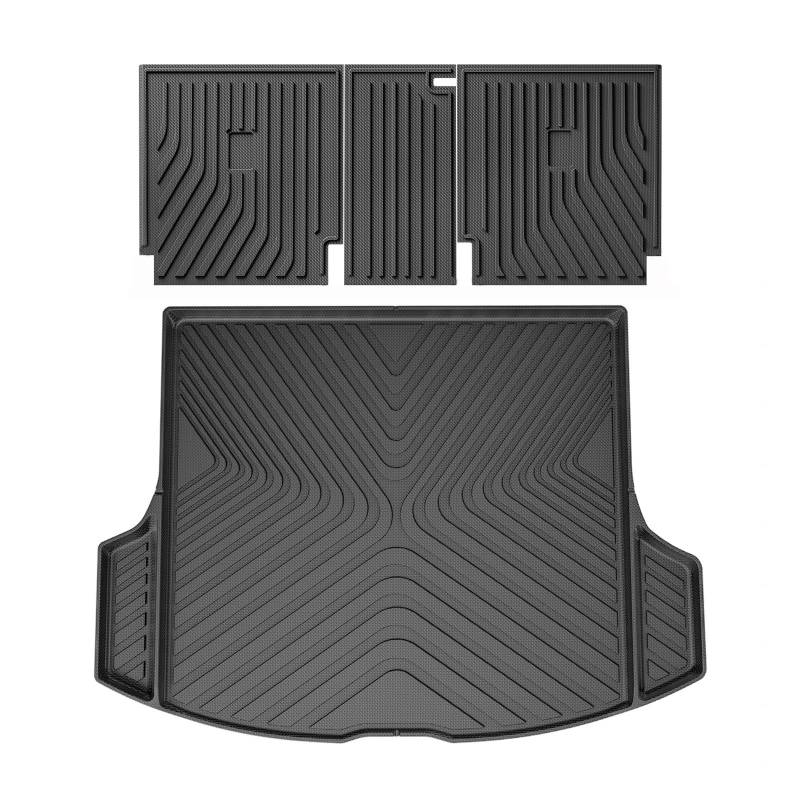 Kofferraum Cargo Schutzmatte Für Lexus RX 2023 2024 Auto Fußmatten Cargo-Liner Trunk/Rückenlehne Pad Links Ruder von SWDJILNV