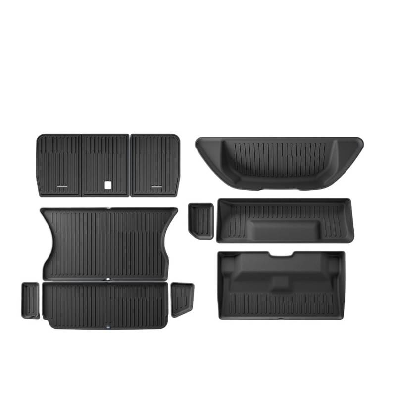 Kofferraum Cargo Schutzmatte Für Model X 2023 2024 Auto Fußmatten Cargo-Liner Trunk Pad Links Ruder von SWDJILNV