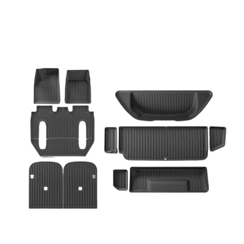 Kofferraum Cargo Schutzmatte Für Model X 2023 2024 Auto Fußmatten Cargo-Liner Trunk Pad Links Ruder von SWDJILNV