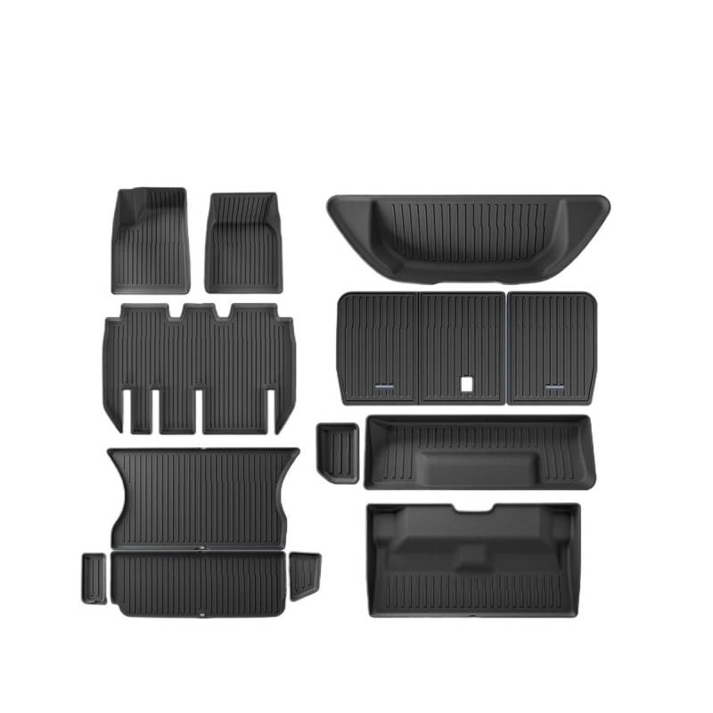 Kofferraum Cargo Schutzmatte Für Model X 2023 2024 Auto Fußmatten Cargo-Liner Trunk Pad Links Ruder von SWDJILNV