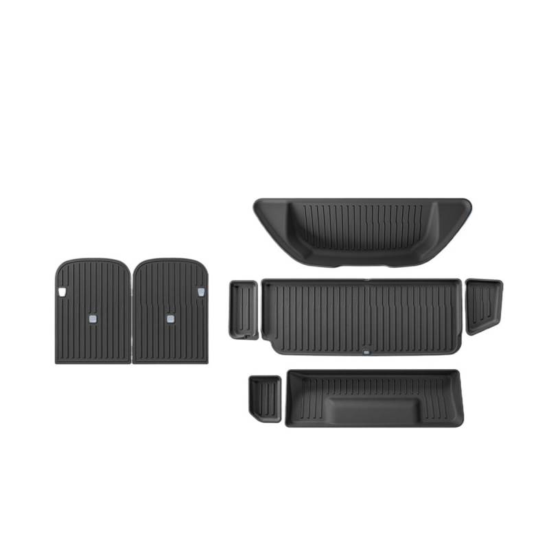Kofferraum Cargo Schutzmatte Für Model X 2023 2024 Auto Fußmatten Cargo-Liner Trunk Pad Links Ruder von SWDJILNV