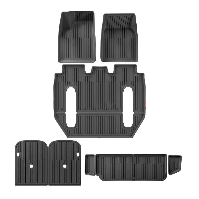 Kofferraum Cargo Schutzmatte Für Model X 2024 5/6/7 Sitz Auto Fußmatten Cargo-Liner Trunk Pad Links Ruder von SWDJILNV
