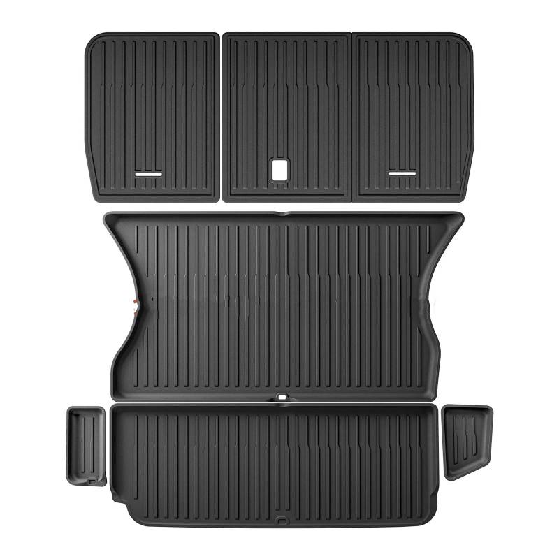 Kofferraum Cargo Schutzmatte Für Model X 2024 5/6/7 Sitz Auto Fußmatten Cargo-Liner Trunk Pad Links Ruder von SWDJILNV