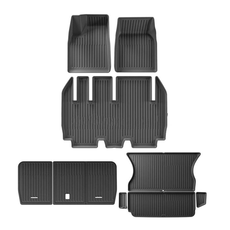 Kofferraum Cargo Schutzmatte Für Model X 2024 5/6/7 Sitz Auto Fußmatten Cargo-Liner Trunk Pad Links Ruder von SWDJILNV