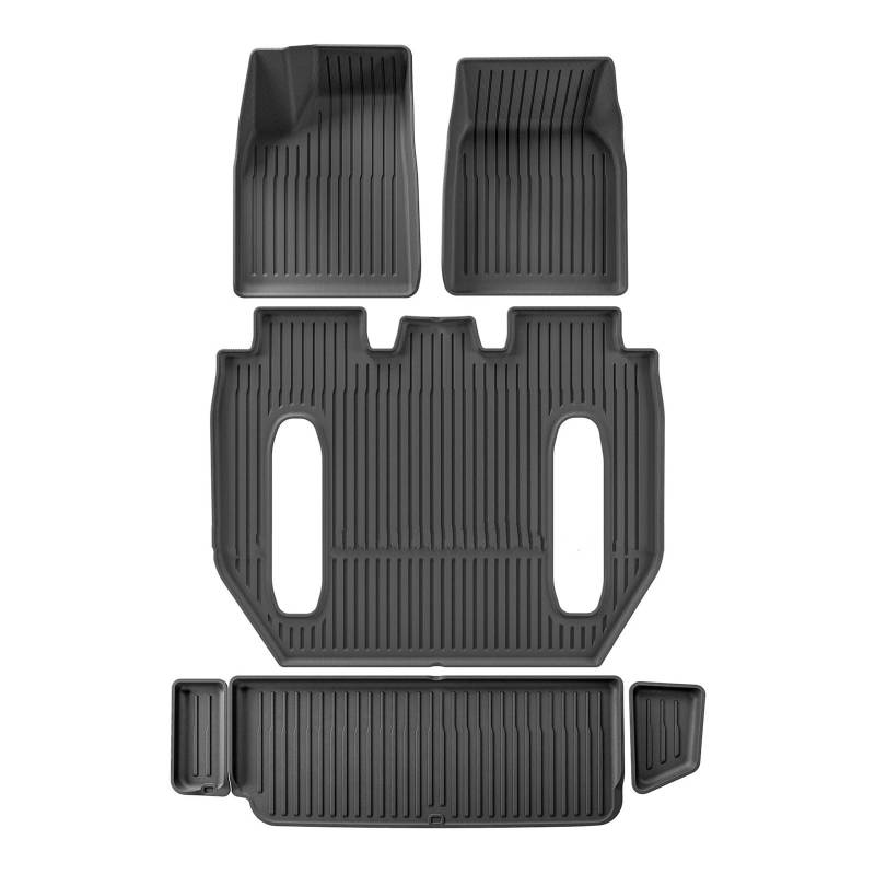 Kofferraum Cargo Schutzmatte Für Model X 2024 5/6/7 Sitz Auto Fußmatten Cargo-Liner Trunk Pad Links Ruder von SWDJILNV