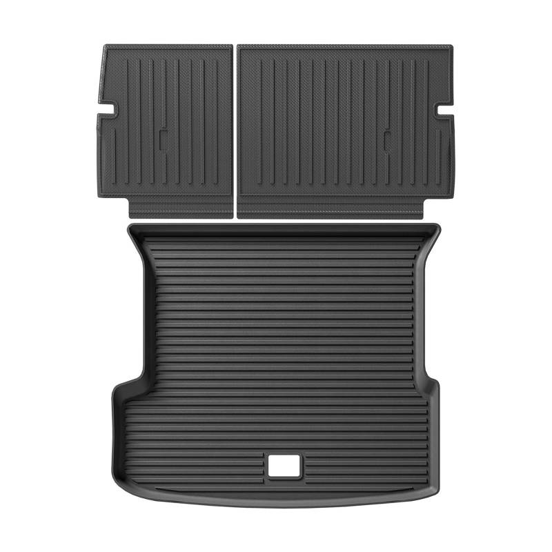 Kofferraum Cargo Schutzmatte Für Xpeng G9 Auto Fußmatten Cargo-Liner Kofferraum Pad TPE Fuß Matte Geruchlos Tablett Set SCHWARZ von SWDJILNV