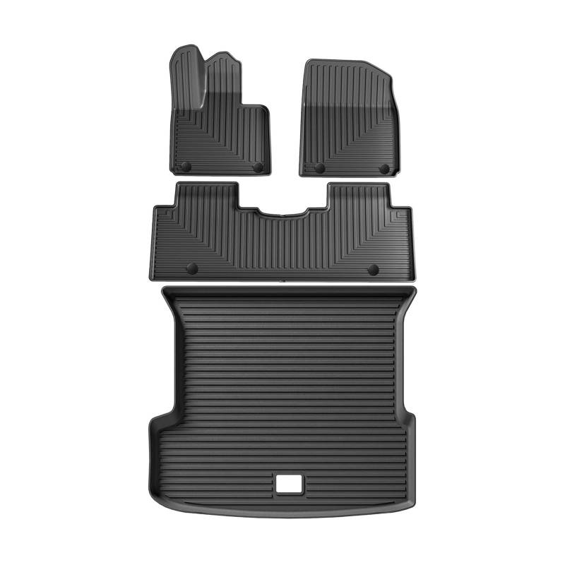 Kofferraum Cargo Schutzmatte Für Xpeng G9 Auto Fußmatten Cargo-Liner Kofferraum Pad TPE Fuß Matte Geruchlos Tablett Set SCHWARZ von SWDJILNV