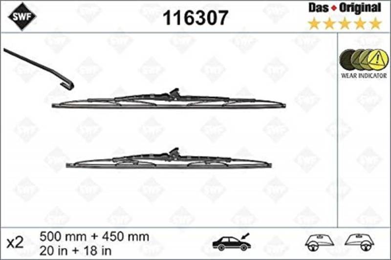 SWF 116307 Wischblatt von SWF
