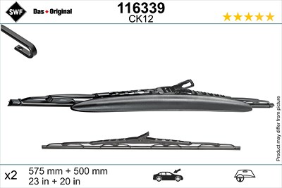 Swf Wischblatt [Hersteller-Nr. 116339] für BMW von SWF