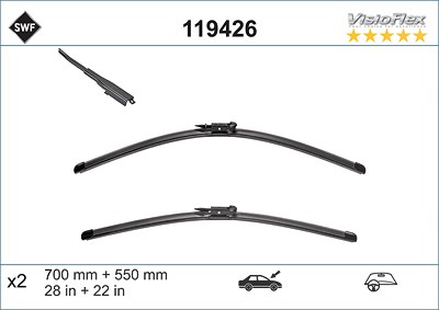 Swf Wischblatt [Hersteller-Nr. 119426] für Citroën von SWF