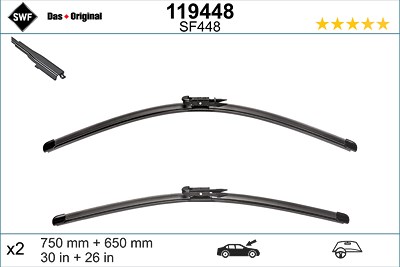 Swf Wischblatt [Hersteller-Nr. 119448] für Ford von SWF