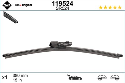 Swf Wischblatt [Hersteller-Nr. 119524] für Seat, VW von SWF