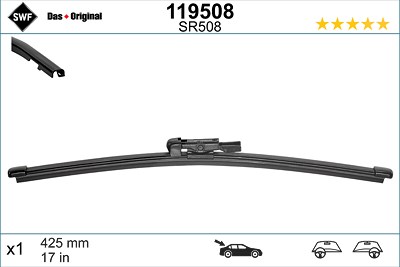 Swf Wischblatt [Hersteller-Nr. 119508] für Land Rover, Mercedes-Benz, VW von SWF