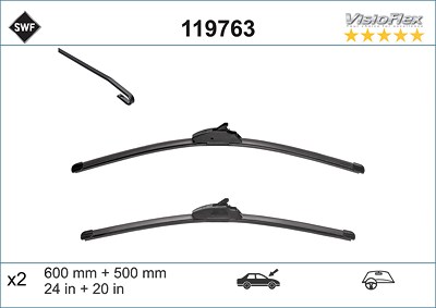 Swf Wischblatt [Hersteller-Nr. 119763] für Renault von SWF