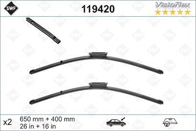 Swf Wischblatt [Hersteller-Nr. 119420] für Renault von SWF