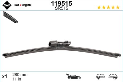 Swf Wischblatt [Hersteller-Nr. 119515] für Seat, Skoda, VW von SWF