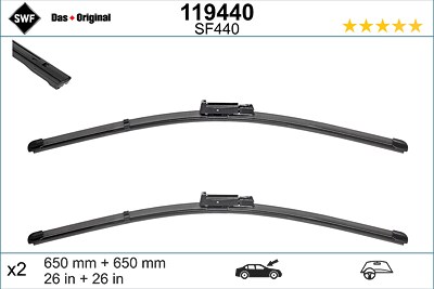 Swf Wischblatt [Hersteller-Nr. 119440] für Seat von SWF