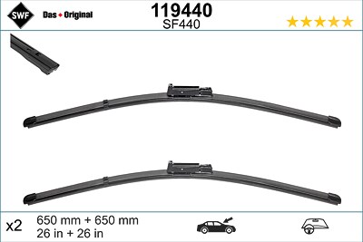 Swf Wischblatt [Hersteller-Nr. 119440] für Seat von SWF