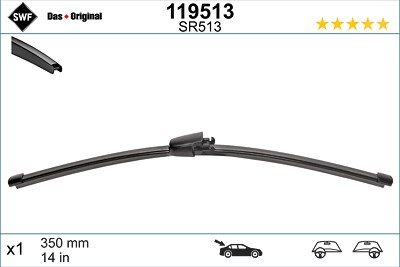 Swf Wischblatt [Hersteller-Nr. 119513] für Alpina, BMW, Ford, Volvo von SWF