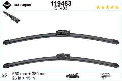 Swf Wischblatt [Hersteller-Nr. 119483] für Renault von SWF