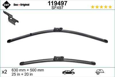 Swf Wischblatt [Hersteller-Nr. 119497] für BMW, Ford von SWF