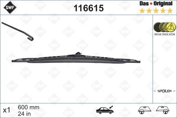 Wischblatt SWF 116615 Wischblatt SWF 116615 von SWF