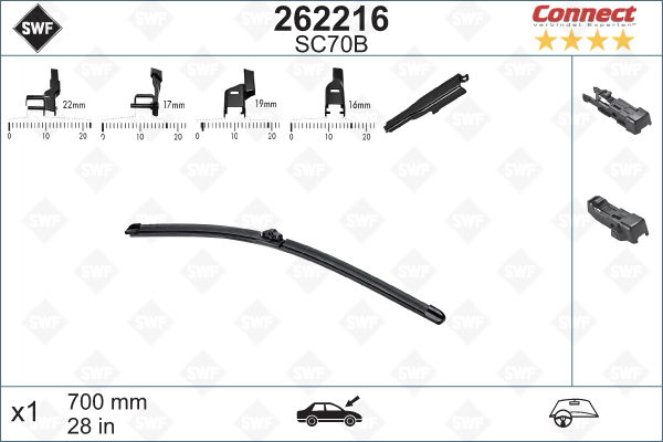 Wischblatt SWF 262216 Wischblatt SWF 262216 von SWF