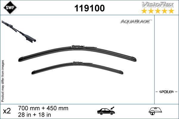 Wischblatt vorne SWF 119100 Wischblatt vorne SWF 119100 von SWF