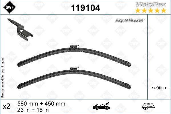 Wischblatt vorne SWF 119104 Wischblatt vorne SWF 119104 von SWF