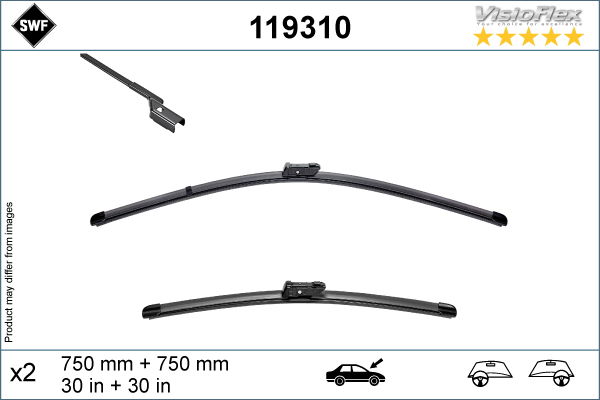 Wischblatt vorne SWF 119310 Wischblatt vorne SWF 119310 von SWF