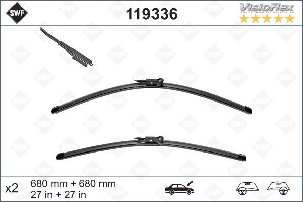 Wischblatt vorne SWF 119336 Wischblatt vorne SWF 119336 von SWF